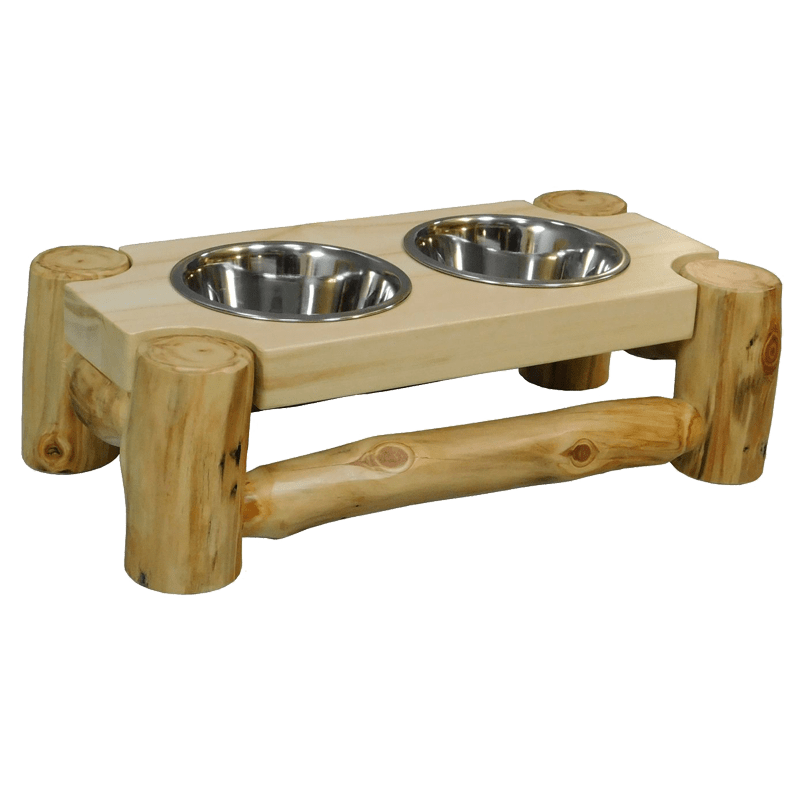Solid Wood Dog Bowl Holder