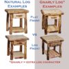 Natural vs Gnarly - End Tables